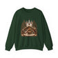 GILDAN - Nativity Scene Crewneck Sweatshirt - "Come Let Us Adore Him" Christmas Pullover