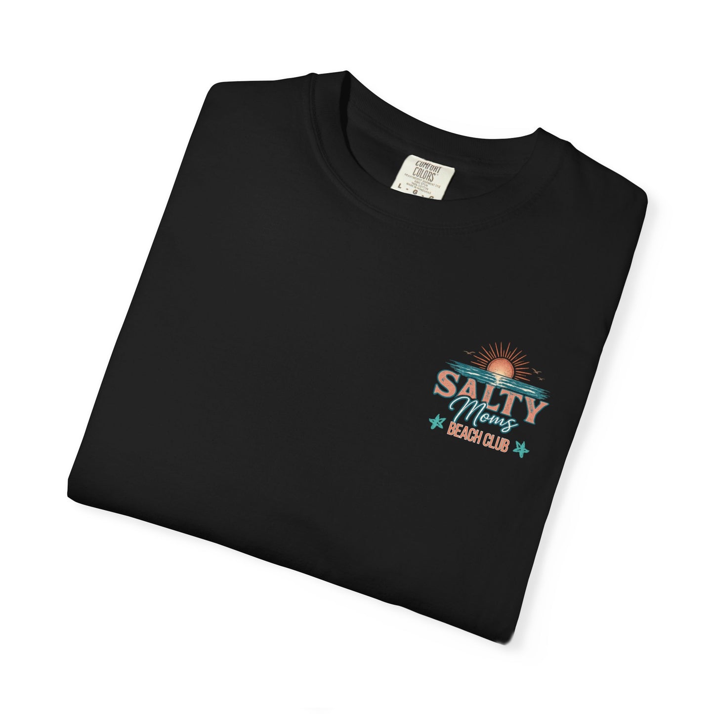 COMFORT COLORS - Salty Vibes Beach Club T-Shirt — 'Salty Memory' Coastal Graphic Tee