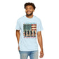 COMFORT COLORS - Veteran Tribute T-Shirt — "Land of the Free Because of the Brave" Patriotic Tee