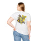 Softball T-Shirt — "No Place Like Home" Yellow Glove & Bat Design