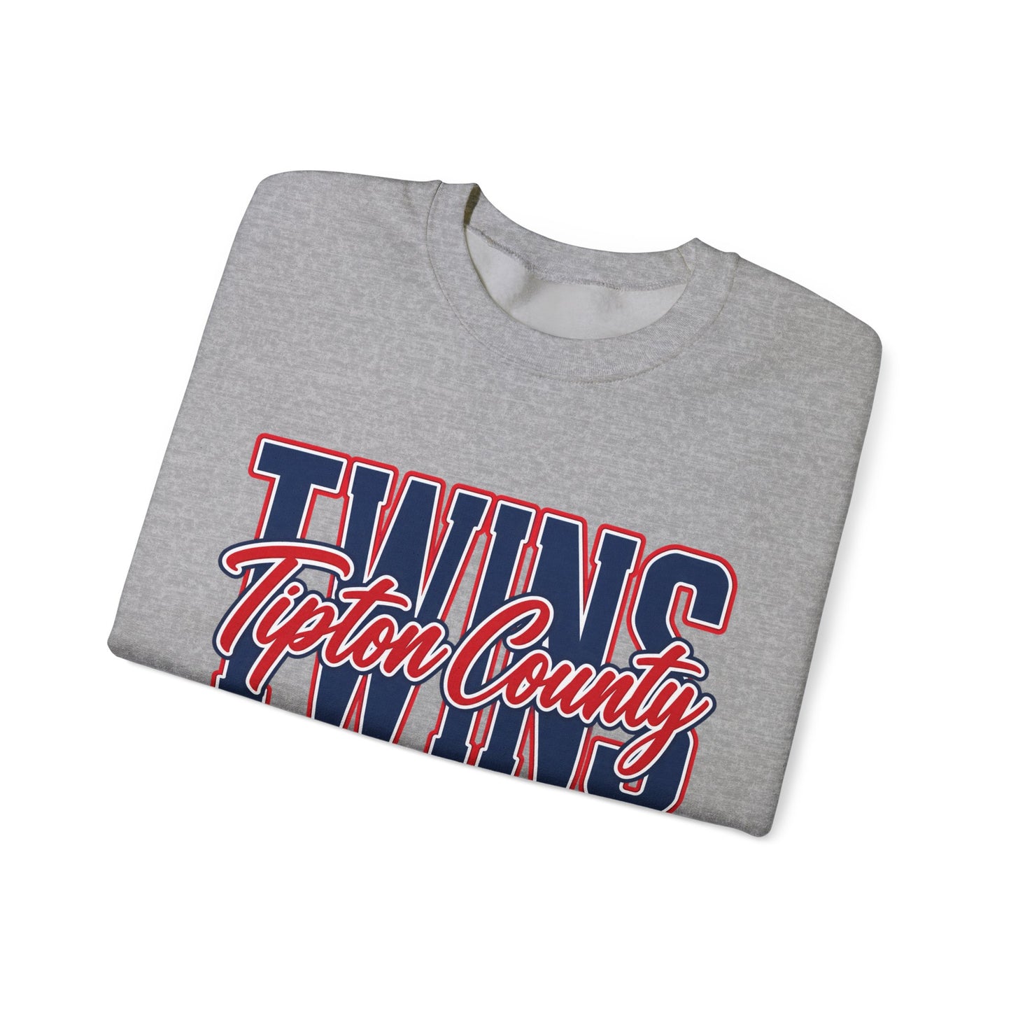 GILDAN - Crewneck Sweatshirt - Tipton County Twins Retro Logo