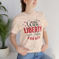 BELLA CANVAS - Liberty and Justice For All T-Shirt — Patriotic Fourth of July Tee