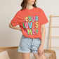 COMFORT COLORS - Jesus Loves Me T-Shirt — Colorful Retro Kids/Youth Faith Tee