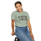 COMFORT COLORS - Teacher Graphic T-Shirt — Floral Pattern "TEACHER" Tee