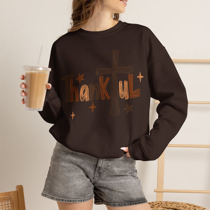 GILDAN - Thankful Cross Sweatshirt