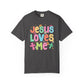 COMFORT COLORS - Jesus Loves Me T-Shirt — Colorful Retro Kids/Youth Faith Tee