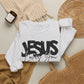 GILDAN - JESUS LOVES YOU NEUTRAL ADULT SWEATSHIRT