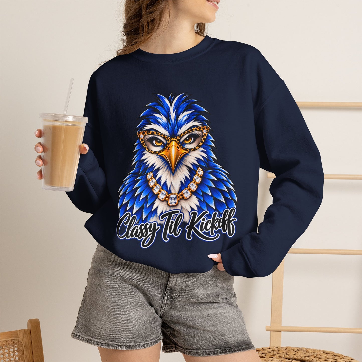 GILDAN - Classy ’Til Kickoff Owl Sweatshirt