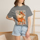 COMFORT COLORS - Pumpkin Stack 'Boo Y'all' Fall T-Shirt — Autumn Floral Halloween Tee