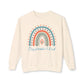 COMFORT COLORS -  Crewneck Sweatshirt - 'Stay Humble & Kind' Pastel Rainbow