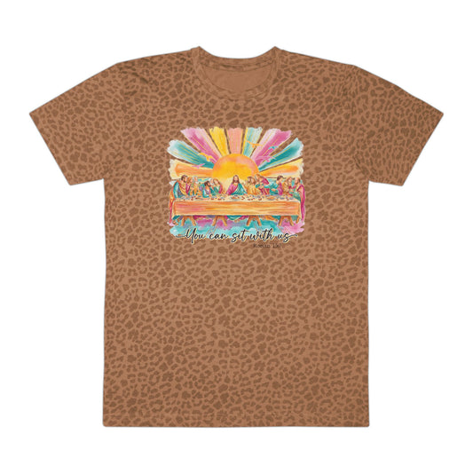 Sunset Surf Van T‑Shirt — Colorful Beach Sunrise Graphic Tee
