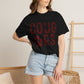 COMFORT COLORS - Cougars Distressed Paw T-Shirt