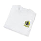 Softball T-Shirt — "No Place Like Home" Yellow Glove & Bat Design