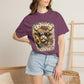 COMFORT COLORS - Cow Graphic T-Shirt — "All the Good Ones Are a Little Crazy" Floral Sunflower Design