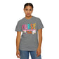 COMFORT COLORS - T-Shirt — "Nurse Tour" Colorful Cute Nursing Graphic Tee