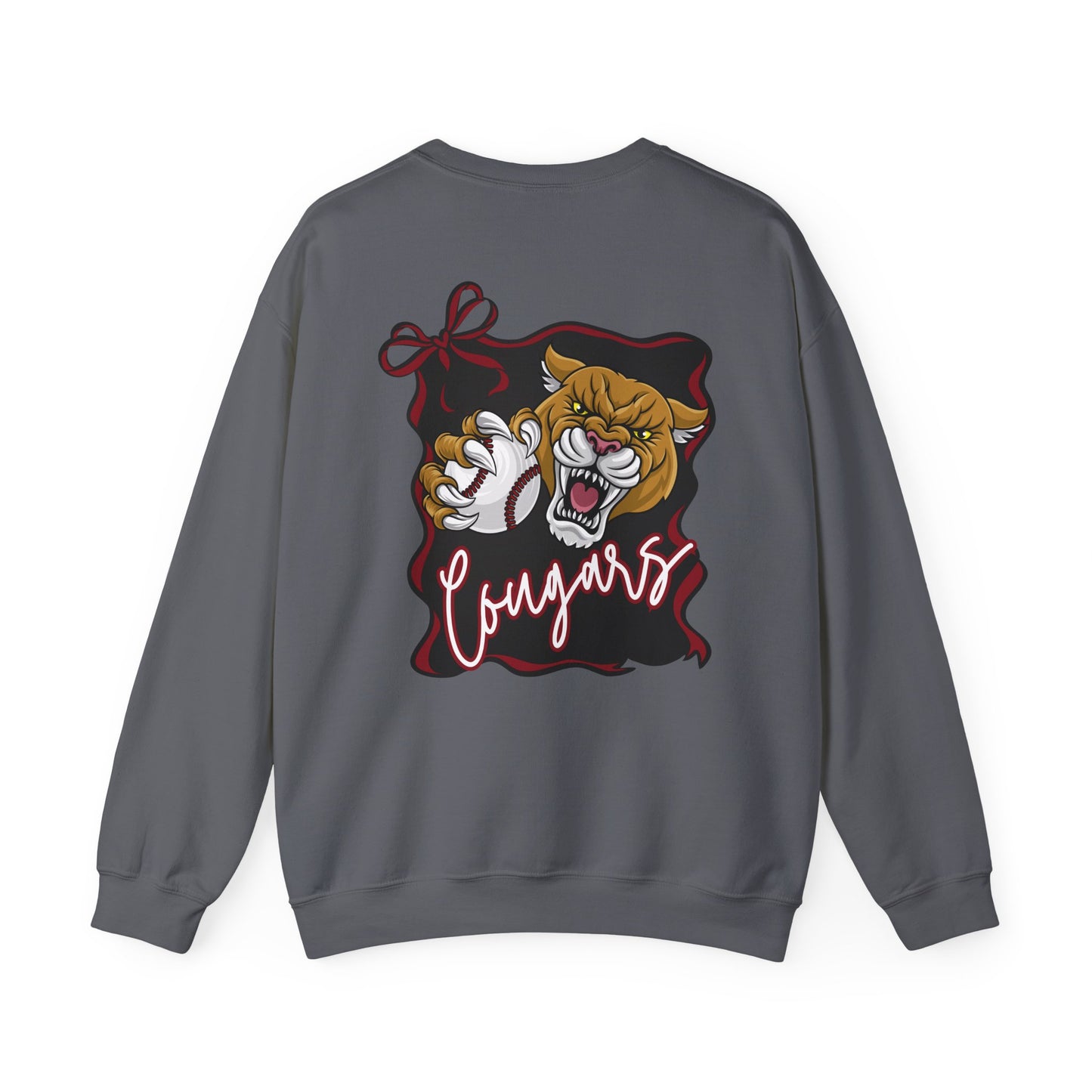 ***DO NOT ORDER THIS SHIRT - CONTACT ME @REFININGFAITHCOMPANY@GMAIL.COM TO PERSONALIZE THIS *** COUGARS RIBBON FRAME DESIGN - WITH FRONT AND BACK PRINTING