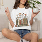 COMFORT COLORS - *** WANT TO PERSONALIZE THIS ?" - DO NOT ORDER THIS, PLEASE EMAIL ME @REFININGFAITHCOMPANY@GMAIL.COM*** Teacher Bookshelf T-Shirt – Personalized “Mrs. Hayes” Pencil & Floral Reading...
