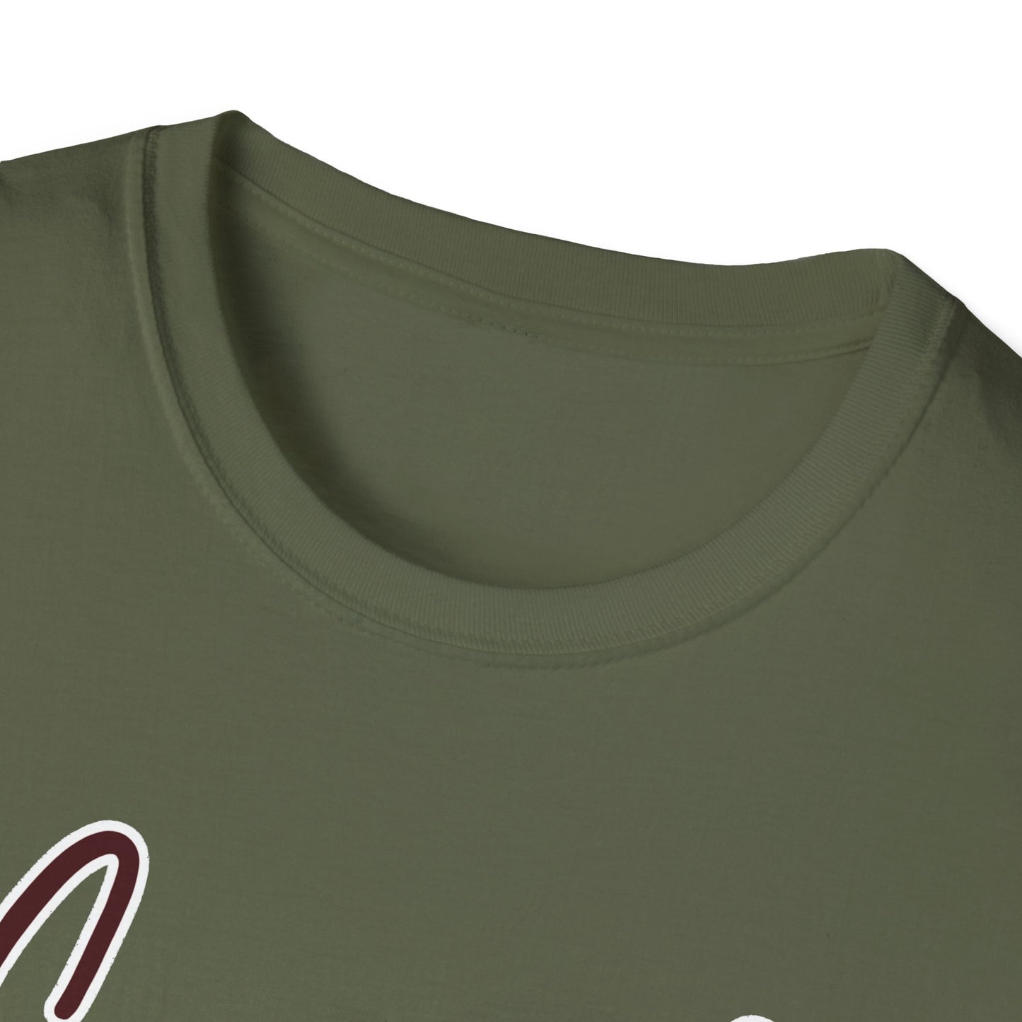 Cougars Script T-Shirt — Retro Pink Heart Team Tee