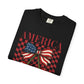COMFORT COLORS - America Cherry Graphic T-Shirt — Patriotic 4th of July Tee