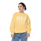 COMFORT COLORS - Classic White Sweatshirt — Garment-Dyed Cozy Crewneck