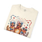 COMFORT COLORS - Patriotic Chickens T-Shirt — 4th of July Farm Animal Graphic Tee
