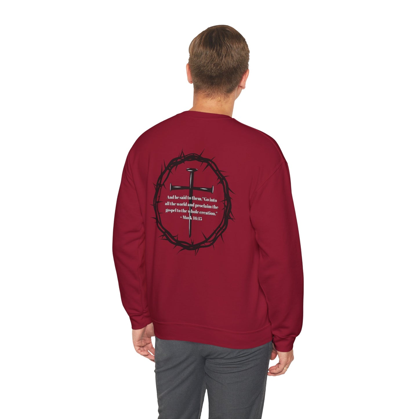 GO INTO ALL THE WORLD ADULT SWEATSHIRT