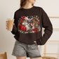 GILDAN - Christmas Santa and Reindeer Crewneck Sweatshirt