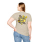 Softball T-Shirt — "No Place Like Home" Yellow Glove & Bat Design