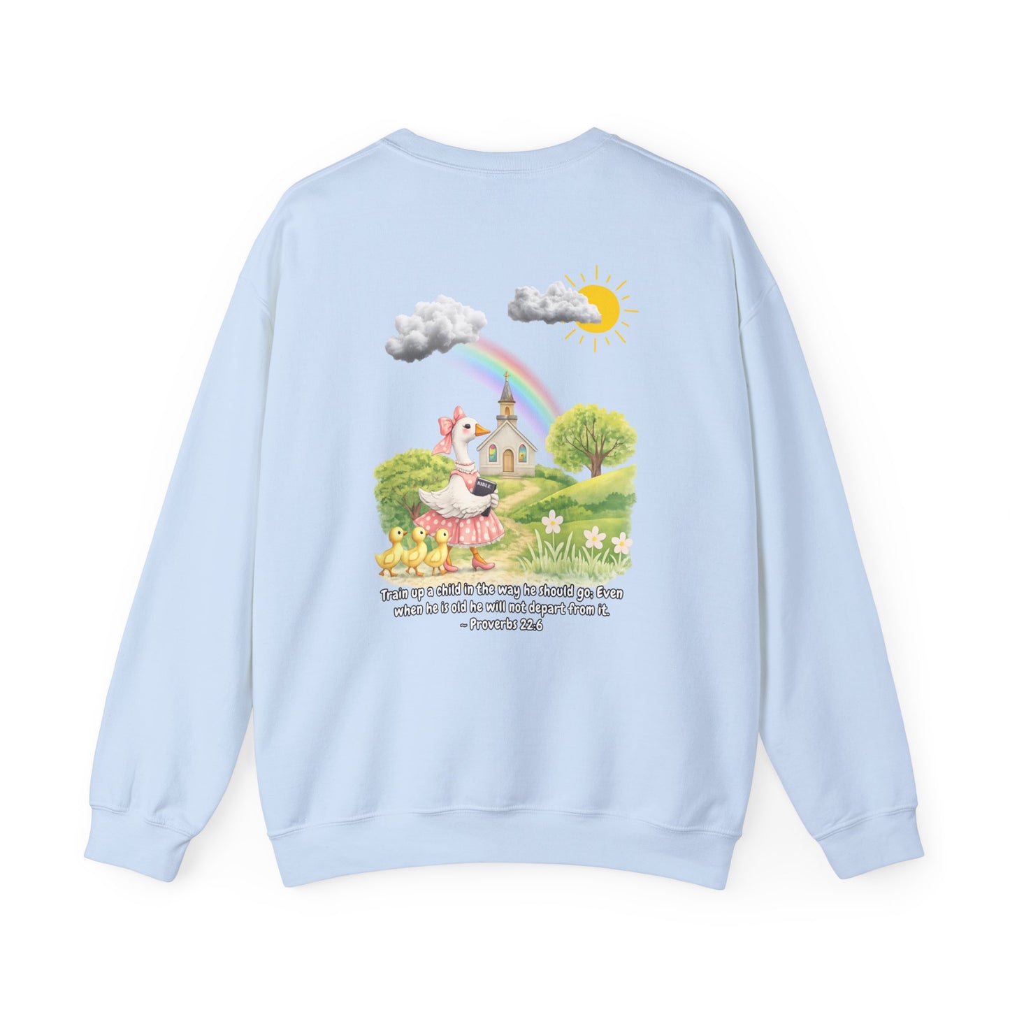 TRAIN UP A CHILD ADULT SWEATSHIRT