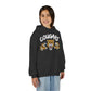 YOUTH COUGARS HOODIE WHITE FONT