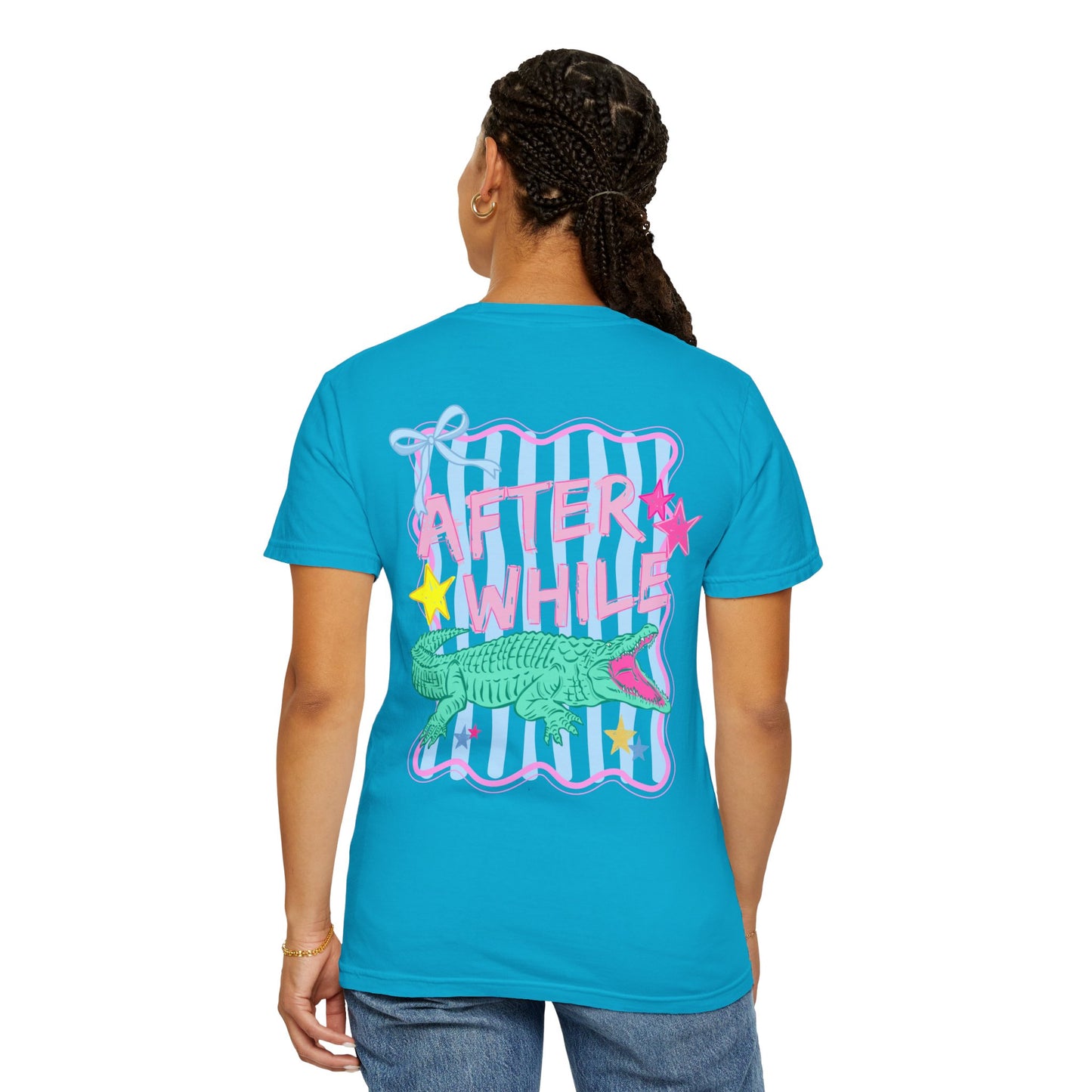 COMFORT  COLORS - Later/Afterwhile Alligator T-Shirt — Retro Pastel Graphic Tee