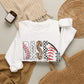GILDAN - Baseball Leopard Print Crewneck Sweatshirt