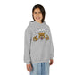 YOUTH COUGARS HOODIE WHITE FONT
