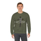 GILDAN - GET DOWN GOSPEL ADULT SWEATSHIRT GREEN CAMO CROSS