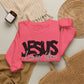 GILDAN - JESUS LOVES YOU NEUTRAL ADULT SWEATSHIRT