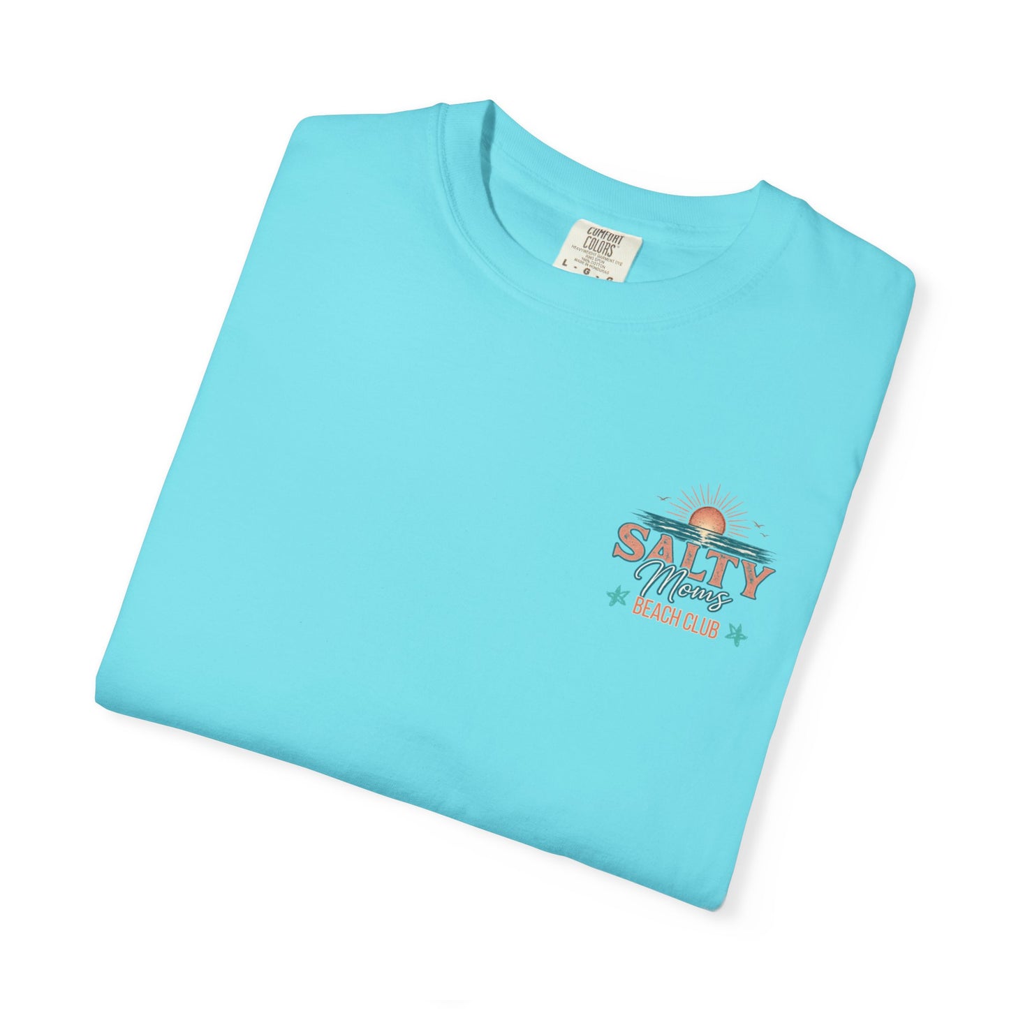 COMFORT COLORS - Salty Vibes Beach Club T-Shirt — 'Salty Memory' Coastal Graphic Tee