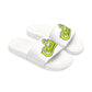 CHICKS SOFTBALL - Youth Slide Sandals with Removable Strap — Fun Neon Logo Slides for Kids