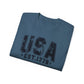 GILDAN - USA EST.1776 T-Shirt — Vintage Patriotic American Tee for 4th of July