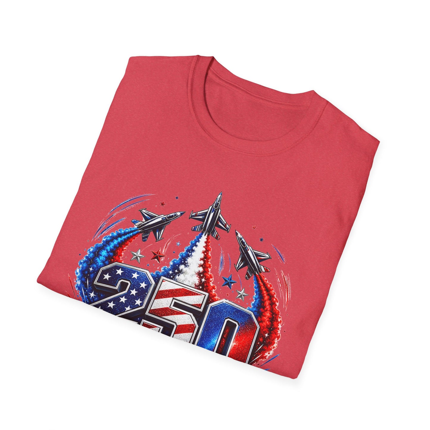 GILDAN - 250 Years of Freedom T-Shirt — Patriotic Jet Tribute