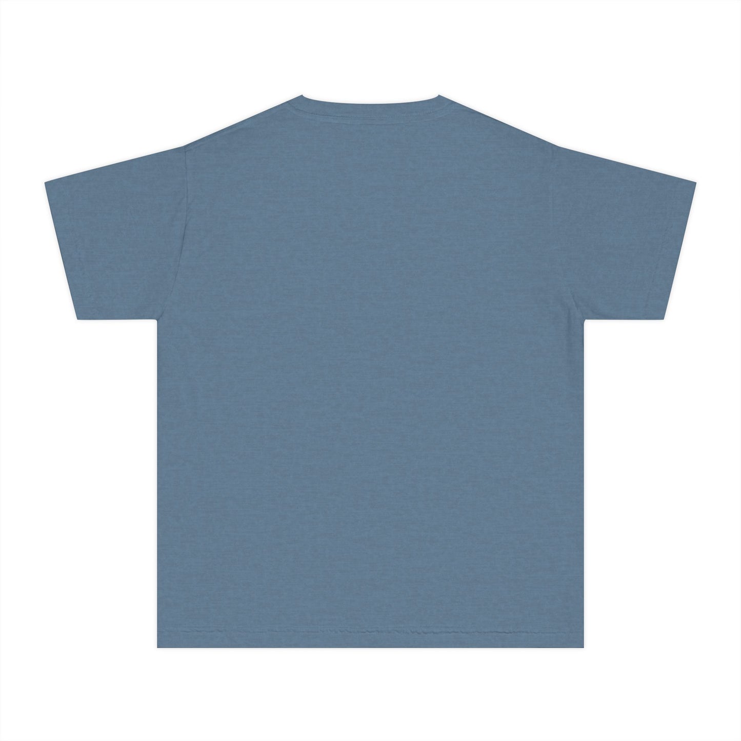 COMFORT COLORS - Easter Floral Bunny Youth Tee — 'Because He Lives'