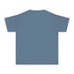 COMFORT COLORS - Easter Floral Bunny Youth Tee — 'Because He Lives'