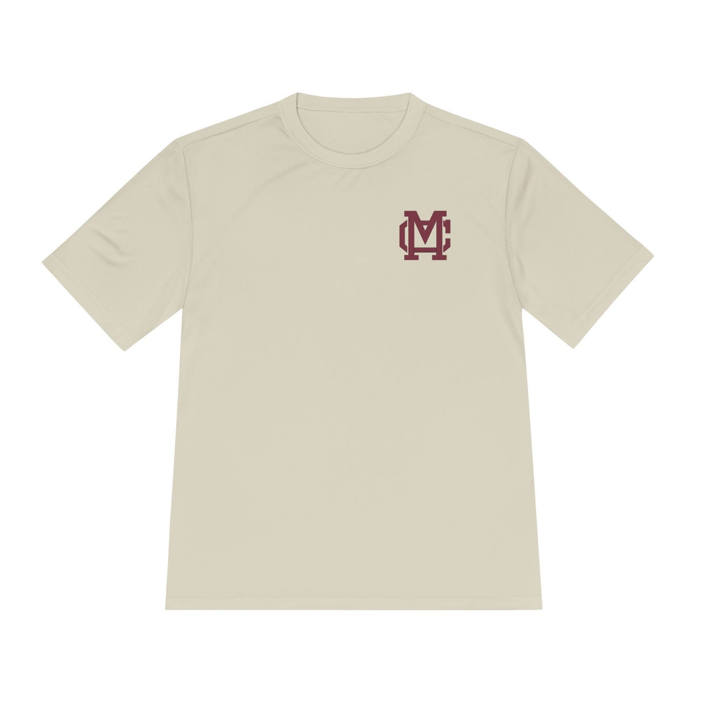 Moisture-Wicking Performance Tee with Maroon MC Chest Logo