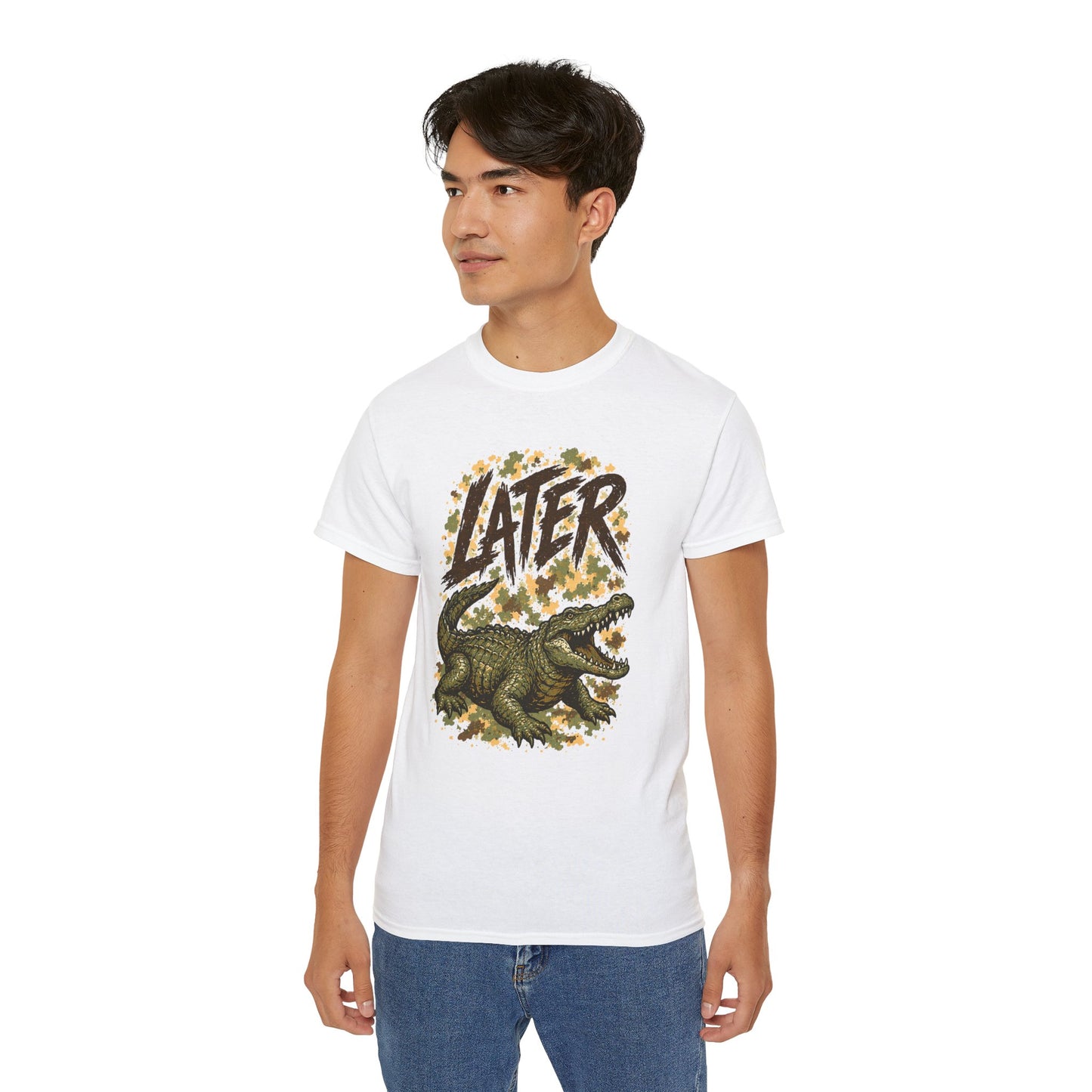 Later T‑Rex Graphic Tee — Retro Dinosaur Shirt