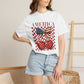 COMFORT COLORS - America Cherry Graphic T-Shirt — Patriotic 4th of July Tee