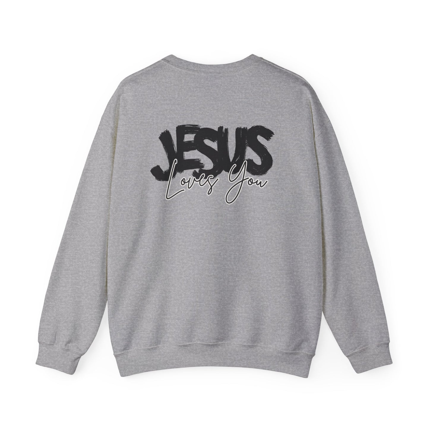 JESUS LOVES YOU NEUTRAL ADULT SWEATSHIRT