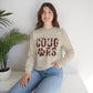 GILDAN - Cougars Paw Crewneck Sweatshirt – Vintage Distressed Cougar Paw Graphic