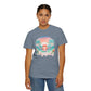 COMFORT COLORS - Stay Salty Beach T-Shirt — Retro Sunset Palm Tee