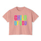 COMFORT COLORS - Child of God Boxy Tee — Women's Rainbow Faith T‑Shirt