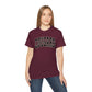 Cougars Arch Logo Tee Leopard Print Outline— Vintage Collegiate Graphic T-Shirt