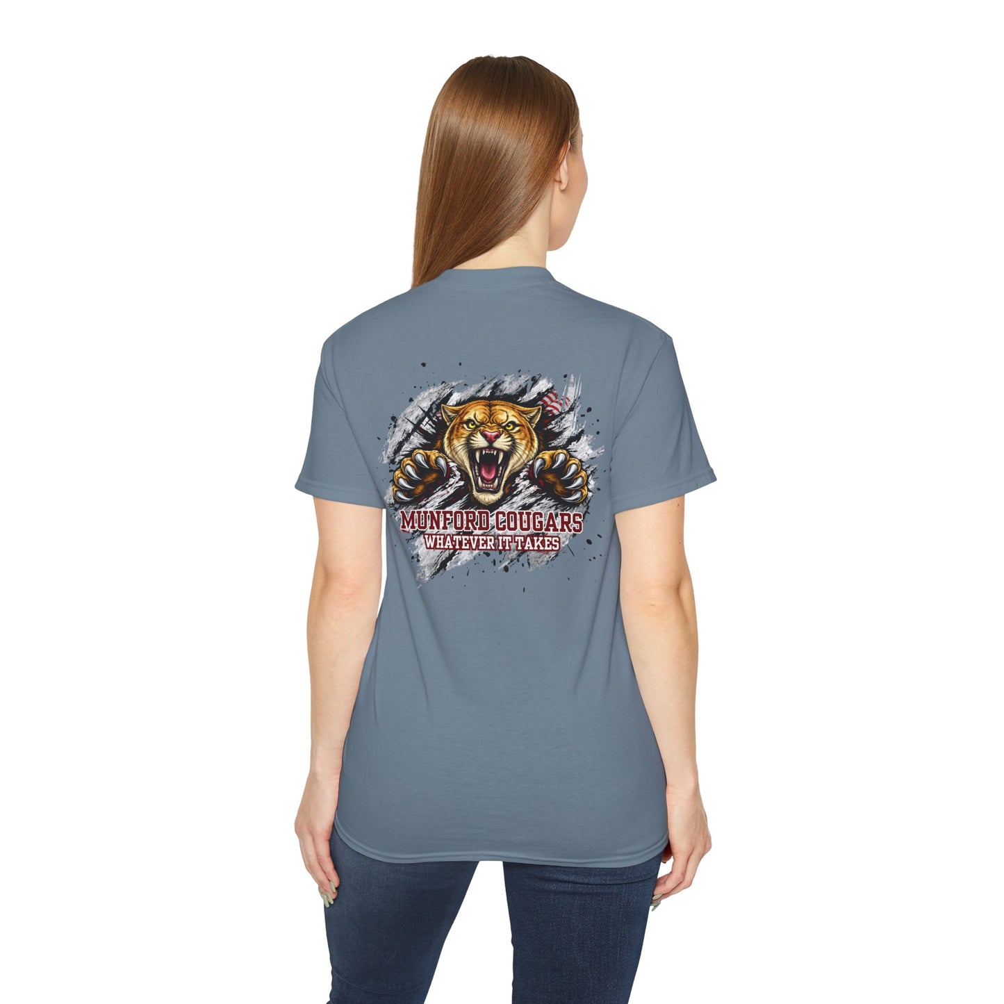 Munford Cougars Roaring Mascot T-Shirt — School Spirit Tee